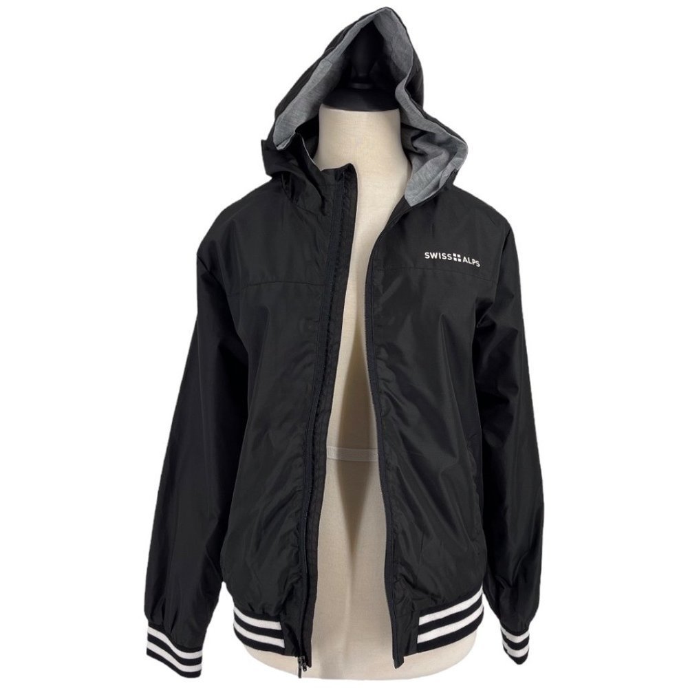 Swiss Alps Lightweight Water and Wind Resistant Hooded Jacket NWT - Picture 7 of 9